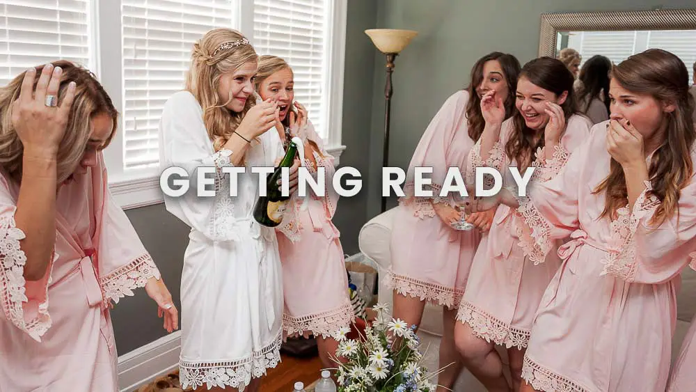 Getting ready photo from wedding photography portfolio category cover image.