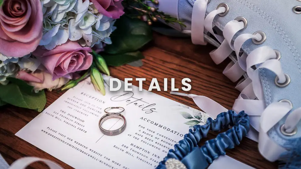 Wedding details photography category cover image – part of my wedding photography portfolio.