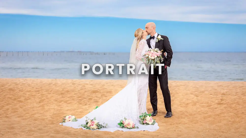 Wedding portrait photography category cover image from my wedding photography portfolio.